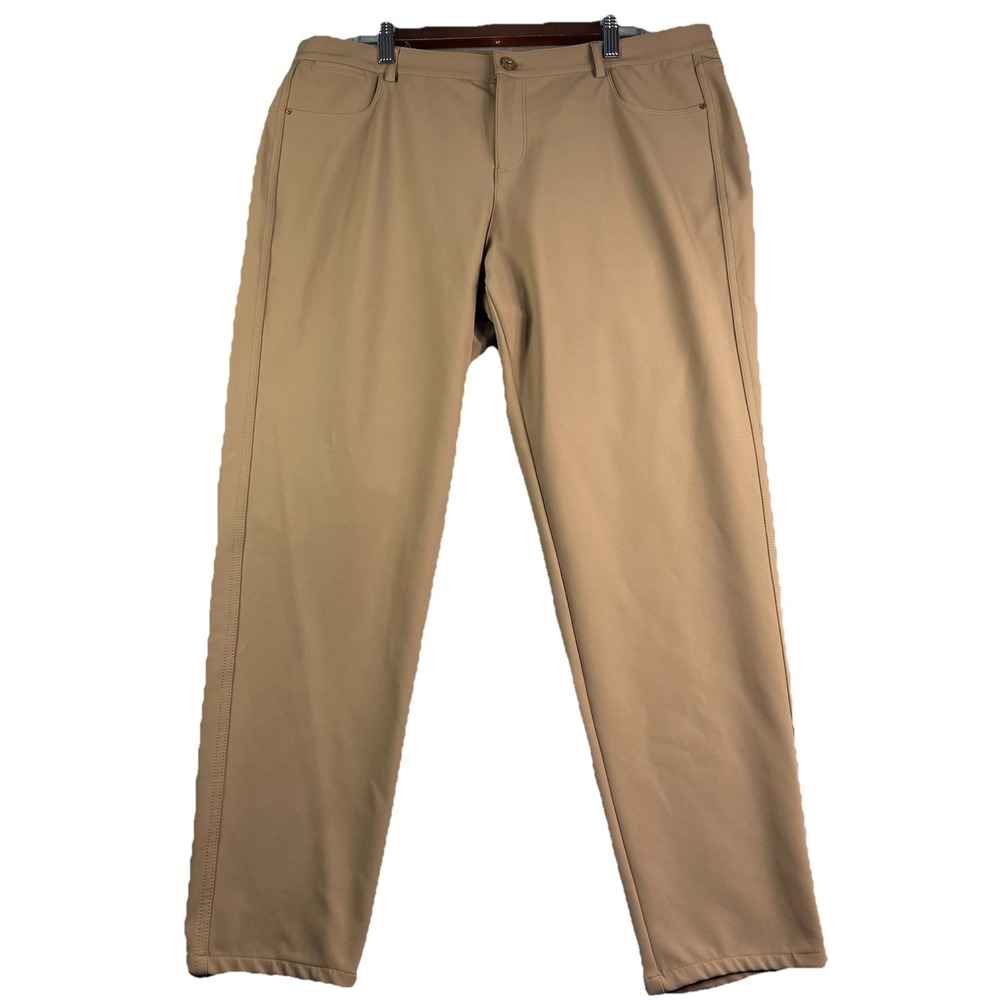 Lafayette 148 Mercer Pants Women's 16 Tan Acclaimed Stretch